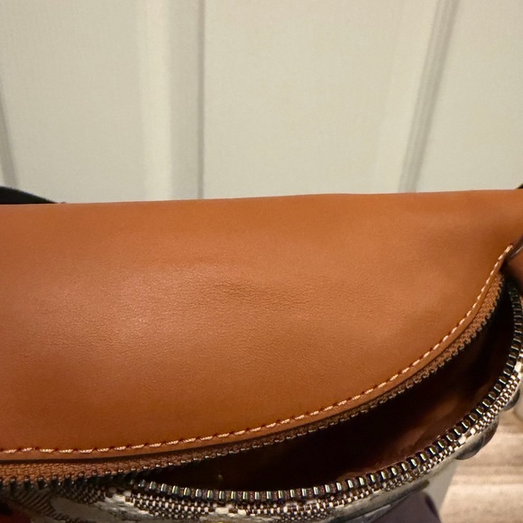 Coach Crossbody Bag with Disney Patches - Brown and Cream - Picture 6 of 15